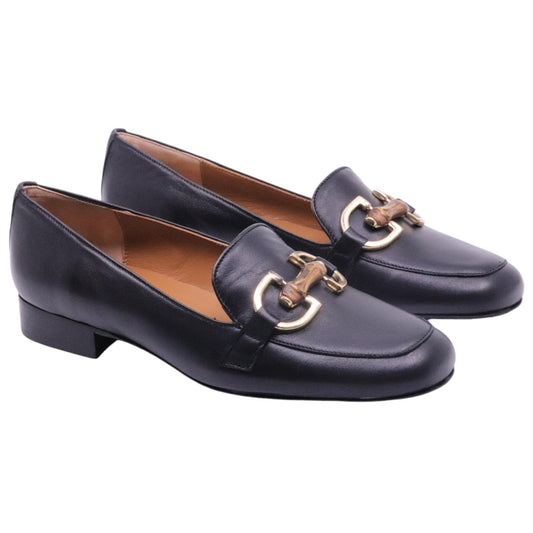 Mocassino donna Jaffè 900 in pelle nera 