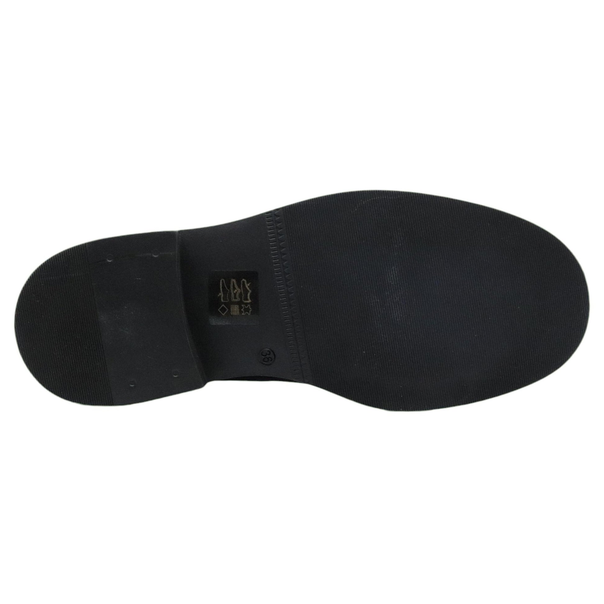 Chelsea Mjus L58201 da donna in pelle marrone 