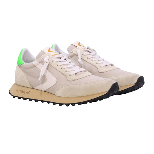 <BR/><BR/><BR/><BR/><BR/>Valsport Start Heritage Fluo sneaker uomo in nylon frost e camoscio<BR/> 