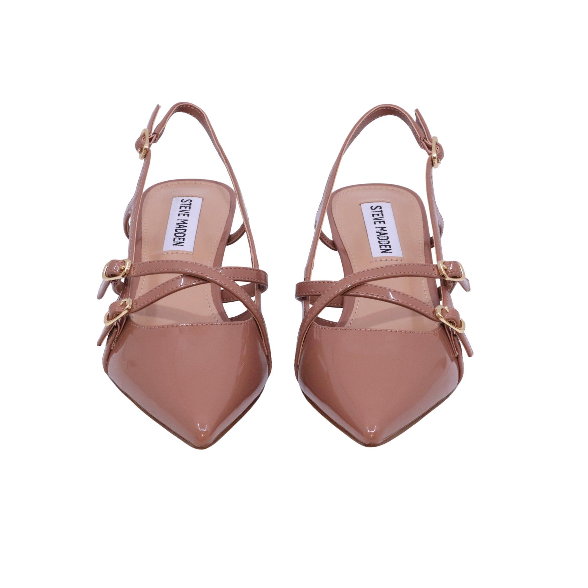 Steve Madden Lindale slingback donna in vernice taupe 