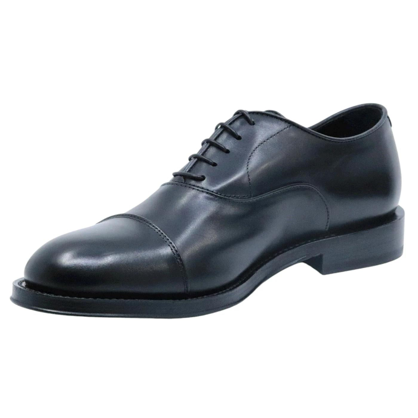 Scarpa Oxford uomo Corvari 1823 in pelle nera 