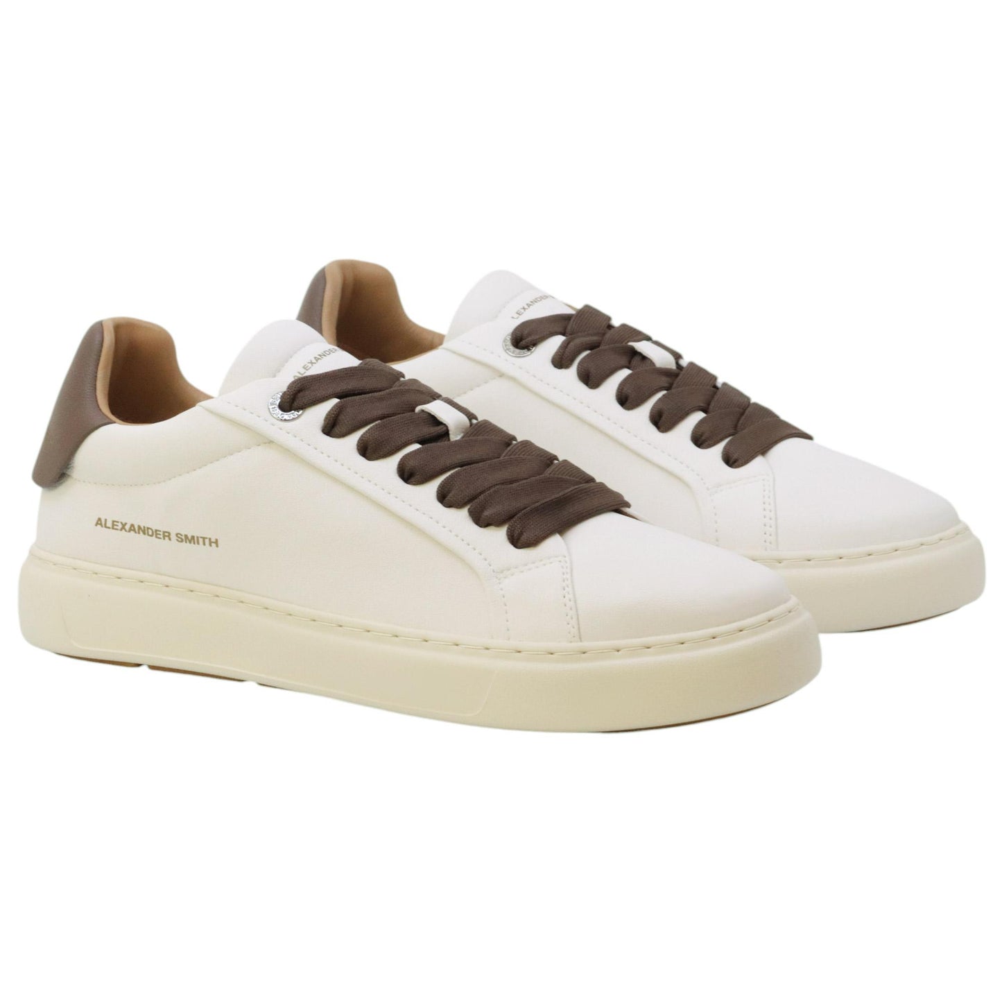 Alexander Smith Soho sneaker uomo in pelle bianca 