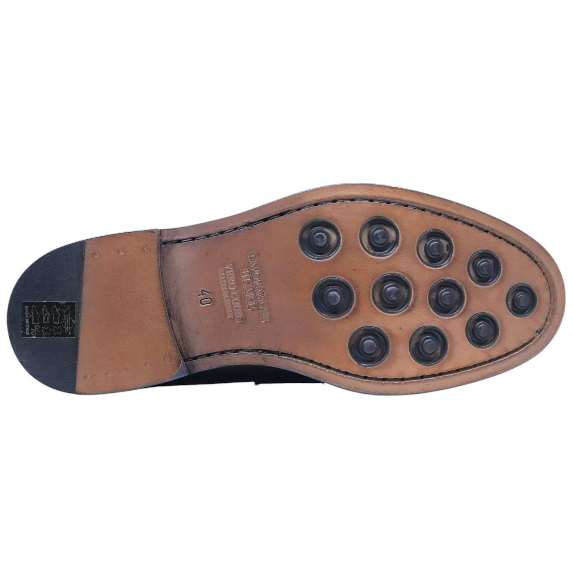 Mocassino uomo Crispiniano 3510 in pelle nera 3510CRUSTNERO CRISPINIANO