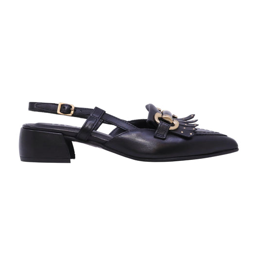 Mjus slingback donna NORI L72105 in pelle nera 