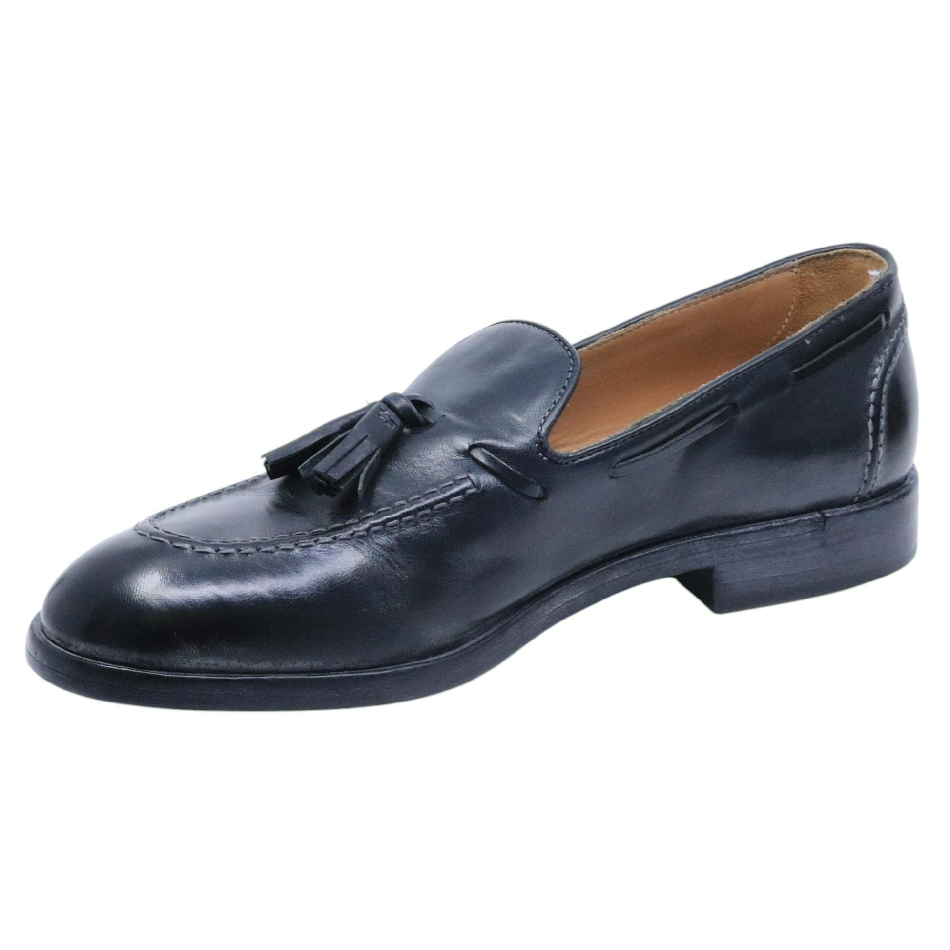 Mocassino uomo Moma 17402F in pelle nera 