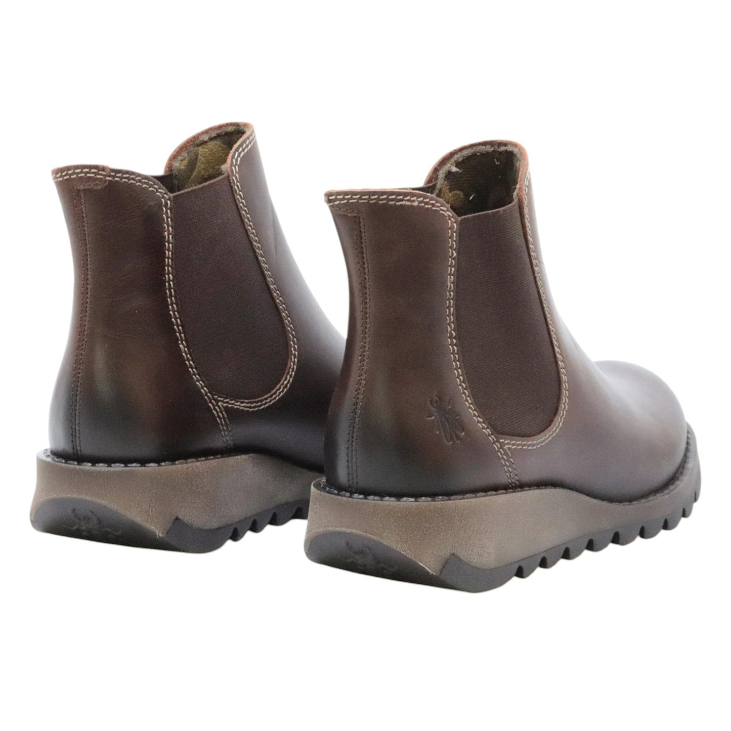 Fly London SALV stivaletto donna in pelle marrone 