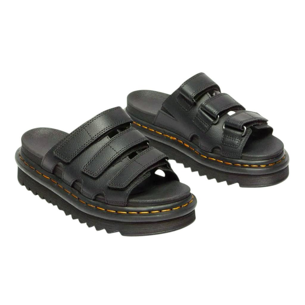 Dr Martens Raine Sandalo da donna in pelle nera 