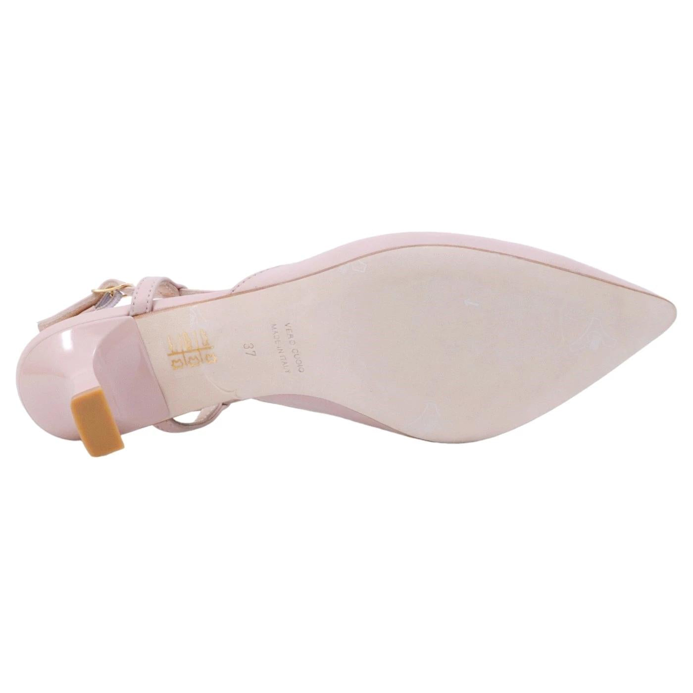 Slingback donna Le Briella Z897 in pelle nude 