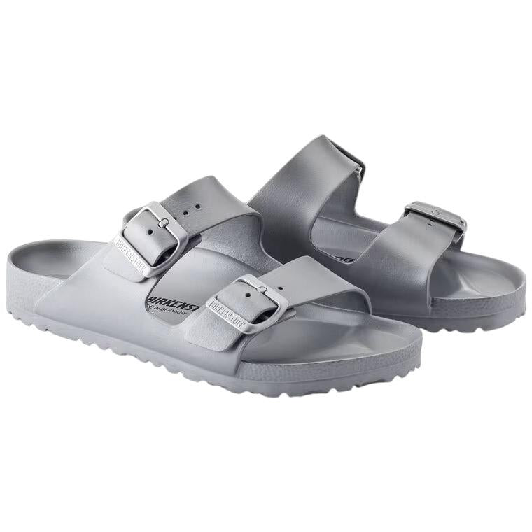 Birkenstock Arizona Eva sandalo plastico in argento metallico 