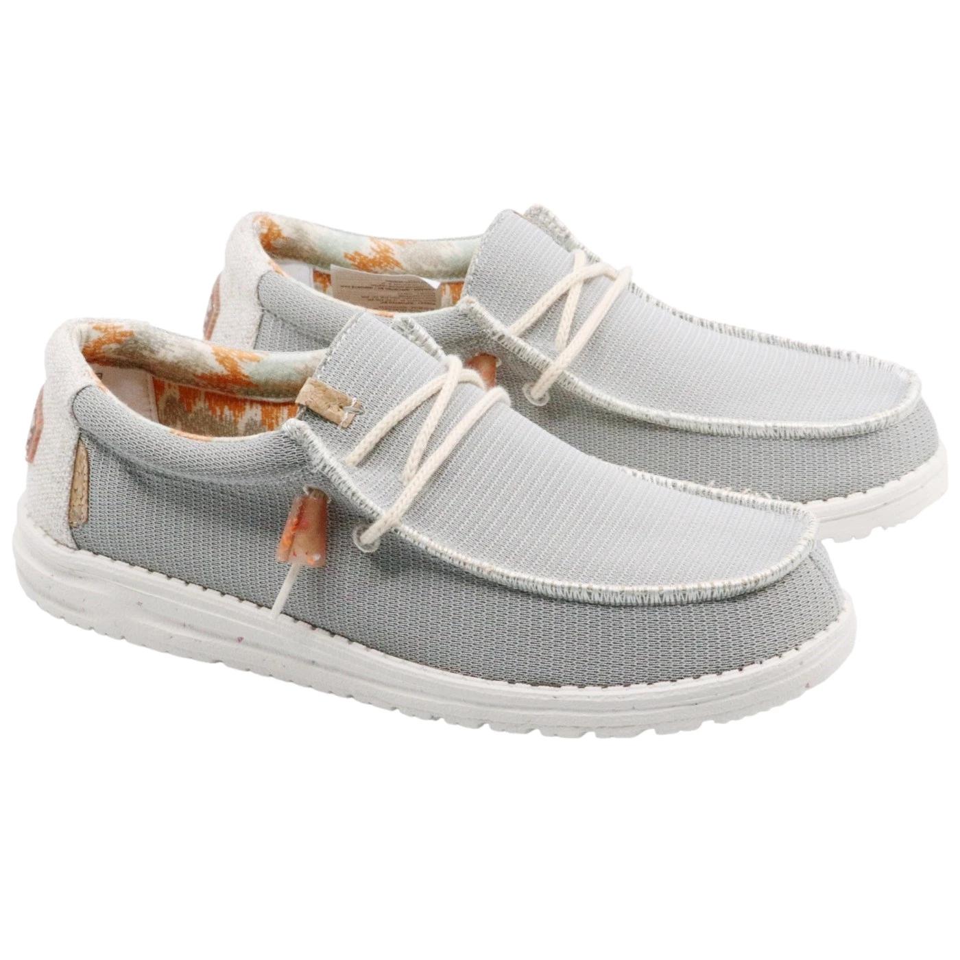 Hey Dude Wally Eco Knit sneaker uomo in tessuto 