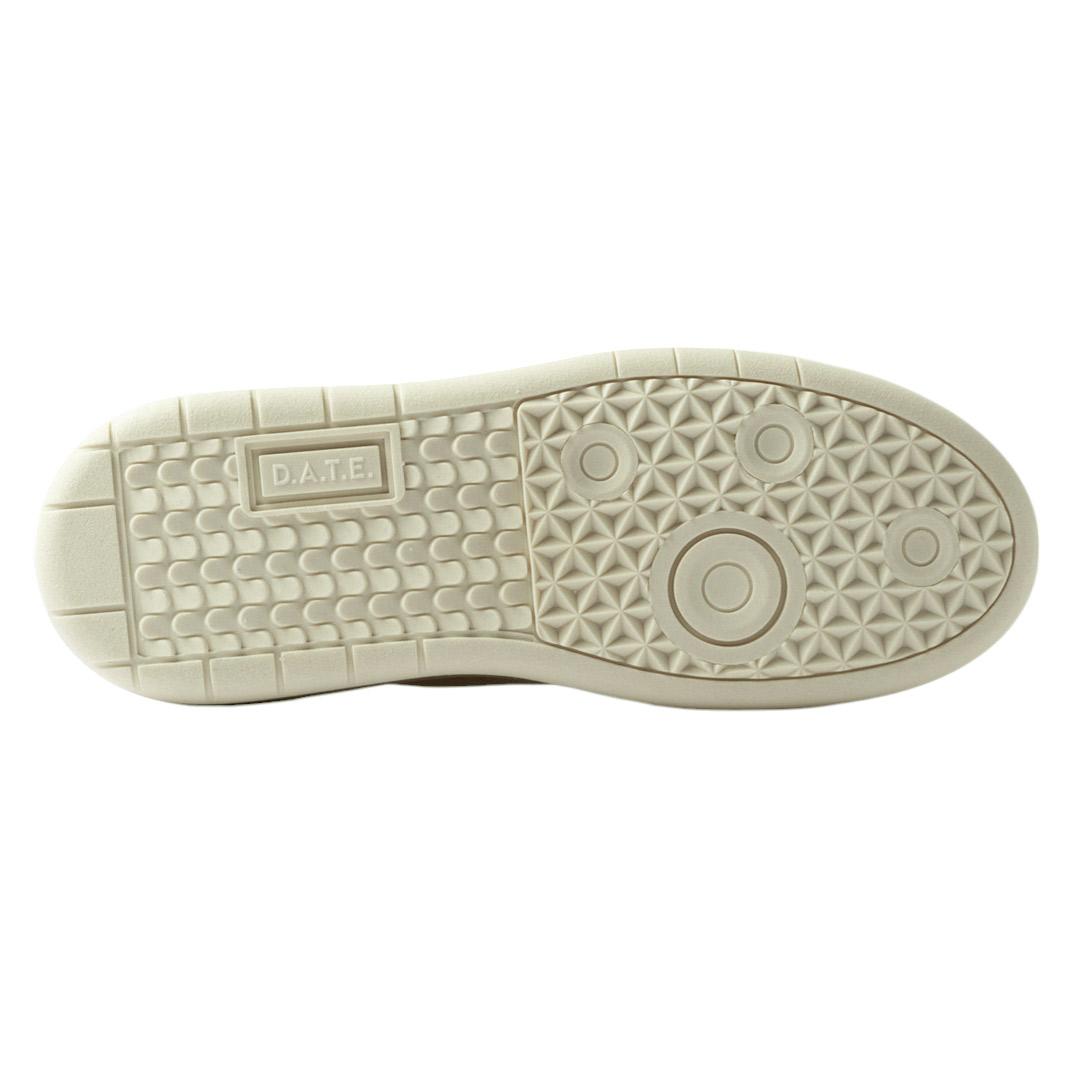 DATE Hill Low Platform Stardust Platinum HL ST PL sneaker donna in pelle satinata platino 