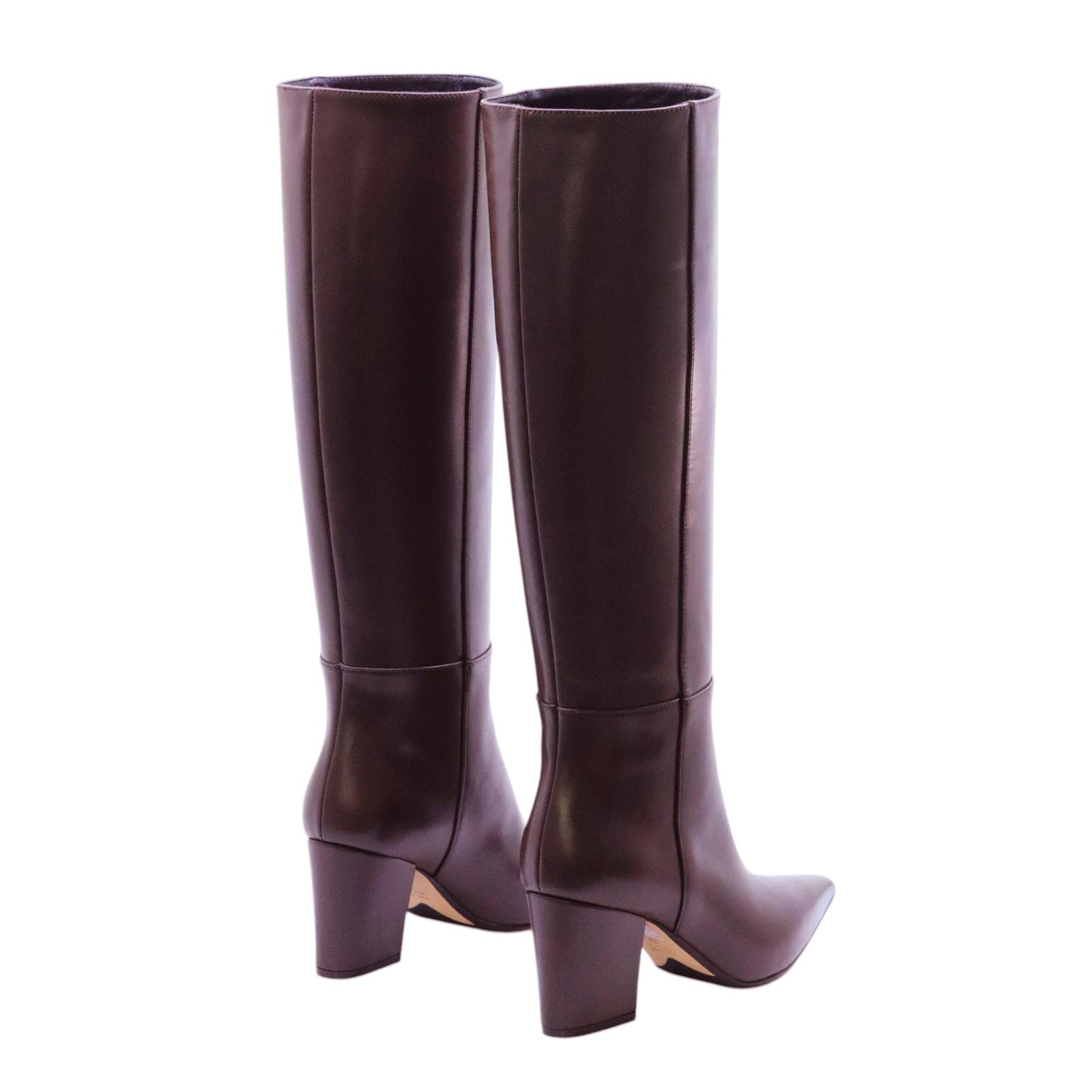 Anna F 9970 stivale donna in pelle marrone<BR/> 