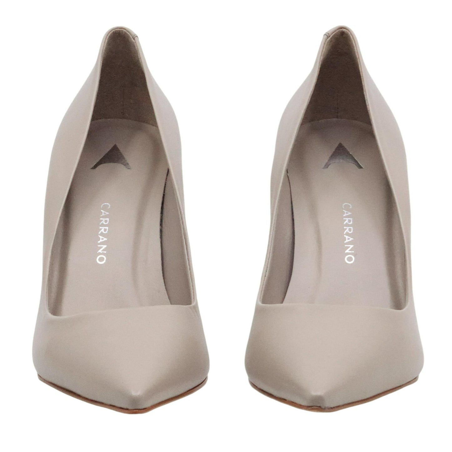 Décolleté donna Carrano in pelle di colore grigio 