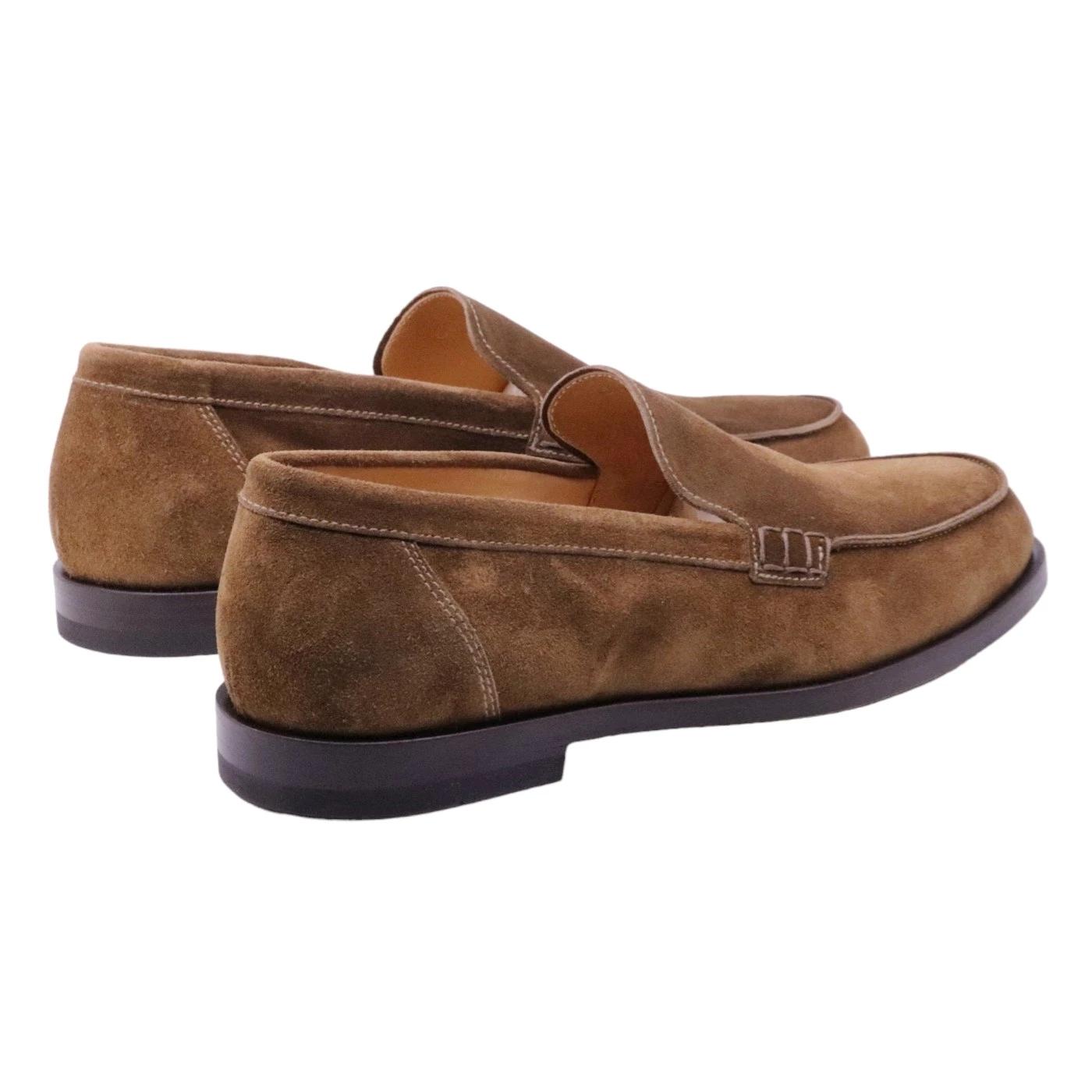 Mocassino uomo Mille 885 Glasgow in camoscio marrone sigaro 