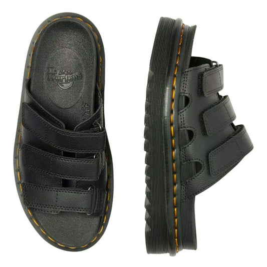 Dr Martens Raine Sandalo da donna in pelle nera 