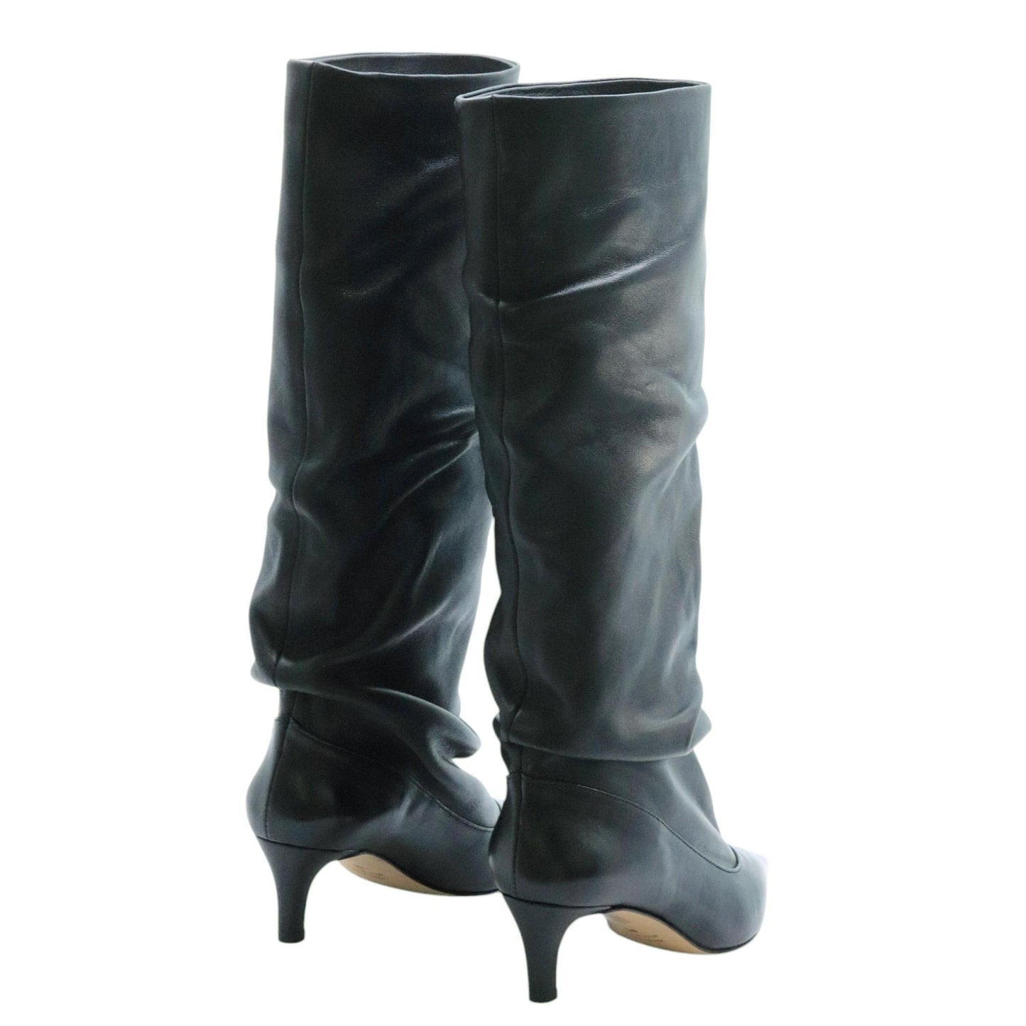 The Seller se2031 stivale donna in pelle nera 