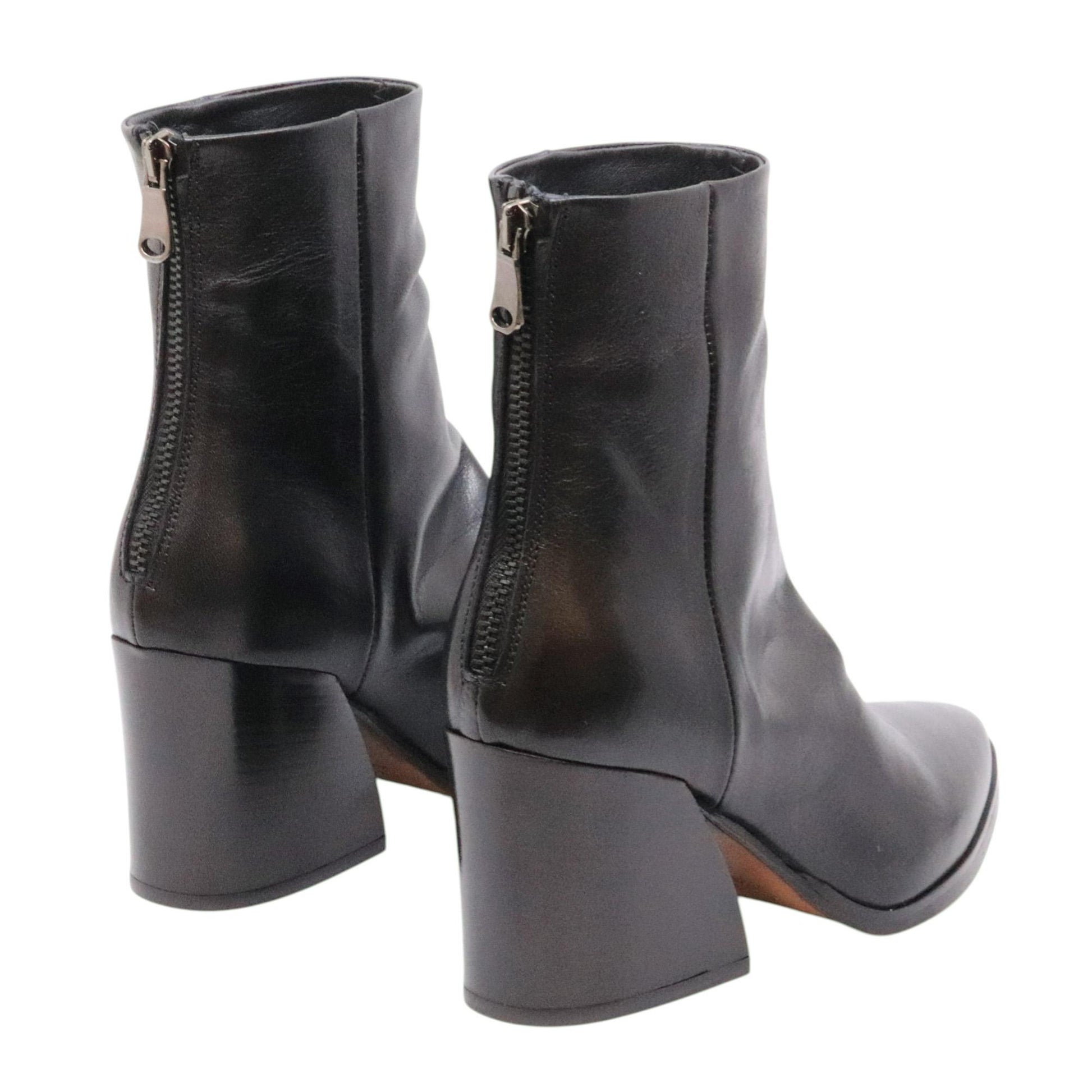 Curiositè 1636 stivaletto donna pelle nero 