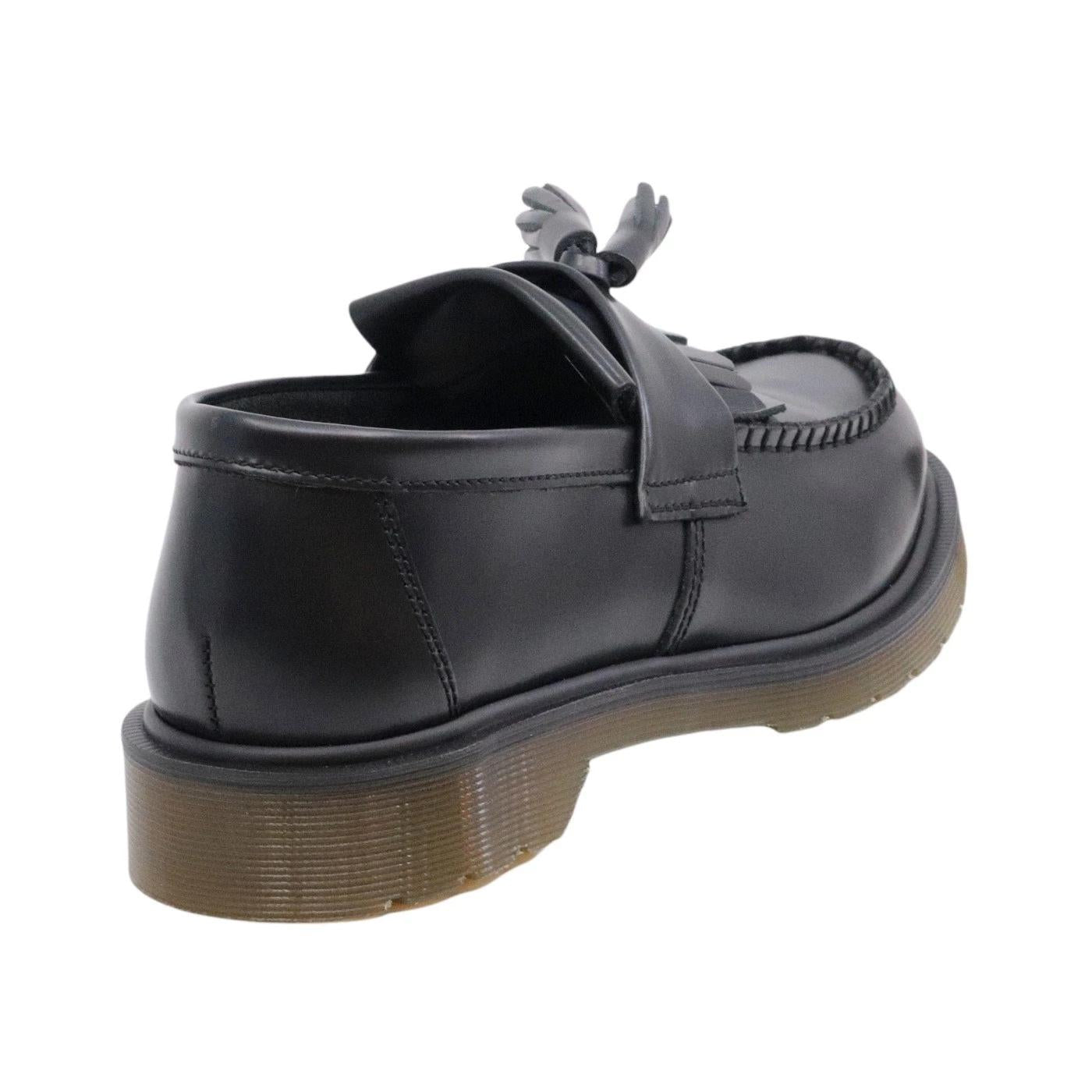 Dr. Martens Adrian mocassino unisex in pelle Polished Smooth nera 
