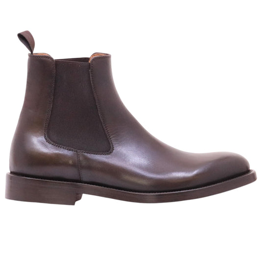 Crispiniano 35 chelsea boot uomo pelle marrone 35CRUSTTMORO CRISPINIANO