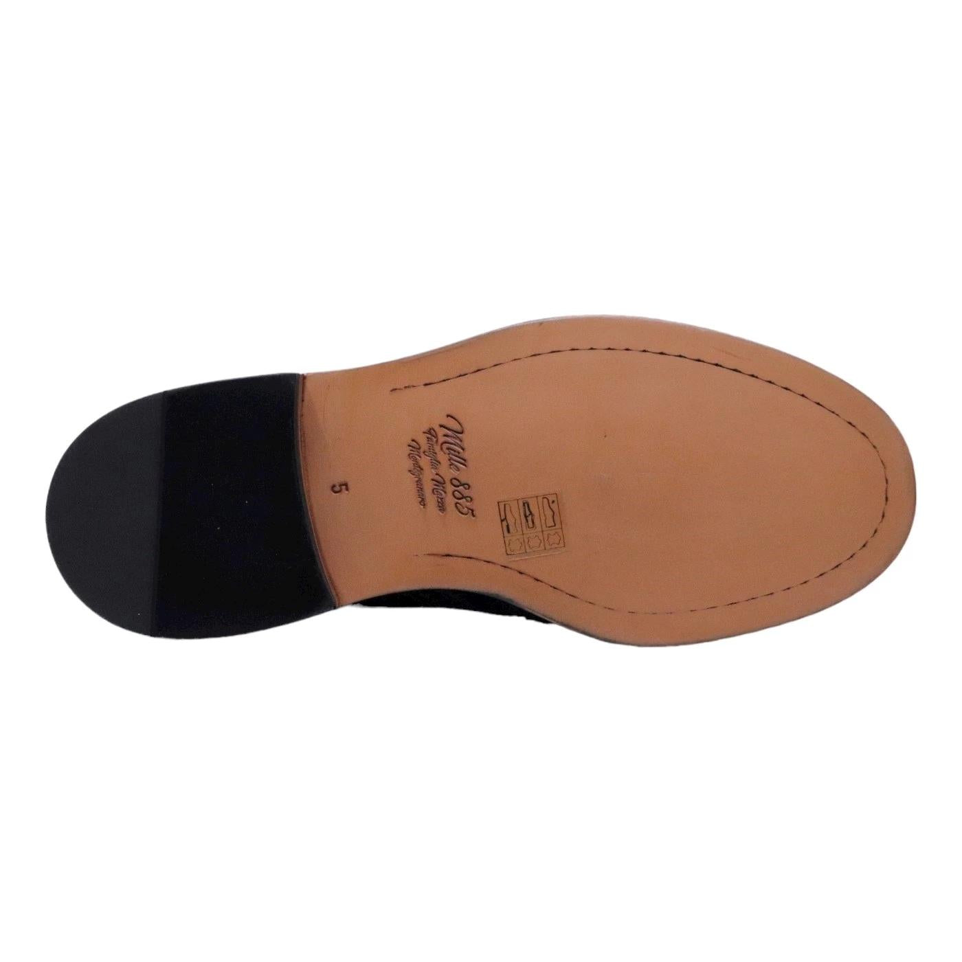 Scarpa Derby imperiale Mille 885 Country in pelle nera 