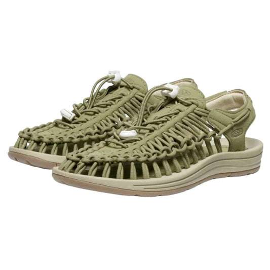 Sandalo donna Keen Uneek 1028869 con elastico verde safari 