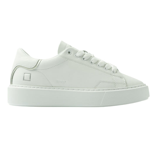 DATE Sfera Calf White SF CA WH sneaker donna in pelle bianca 