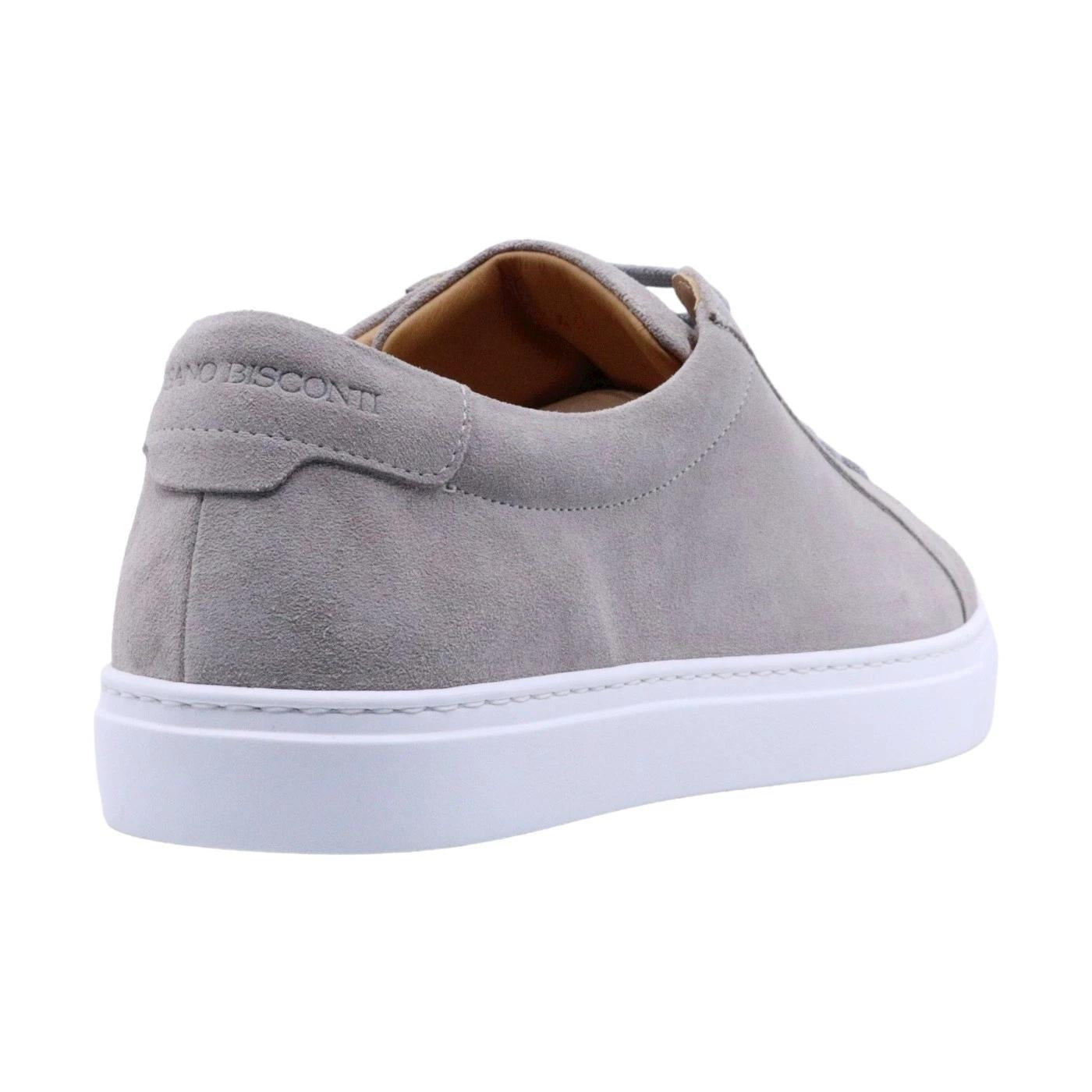 Sneaker uomo Rossano Bisconti in pelle scamociata di colore tortora 