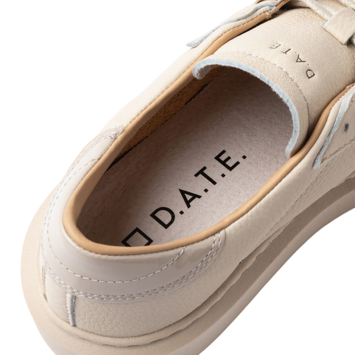 DATE Hill Platform Mono Beige HP MN BI sneaker donna in pelle beige 