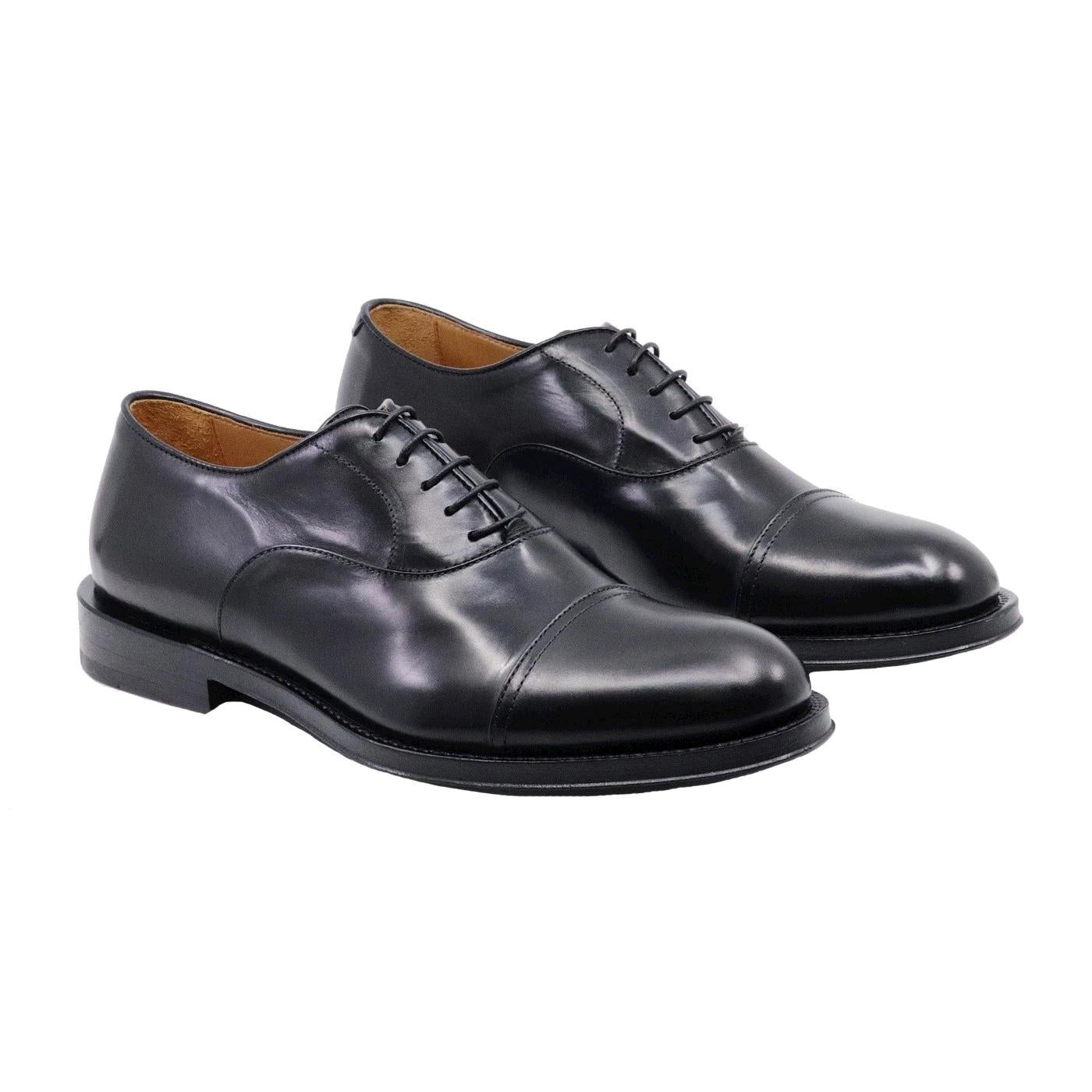 Scarpa Oxford uomo Corvari in pelle nera 