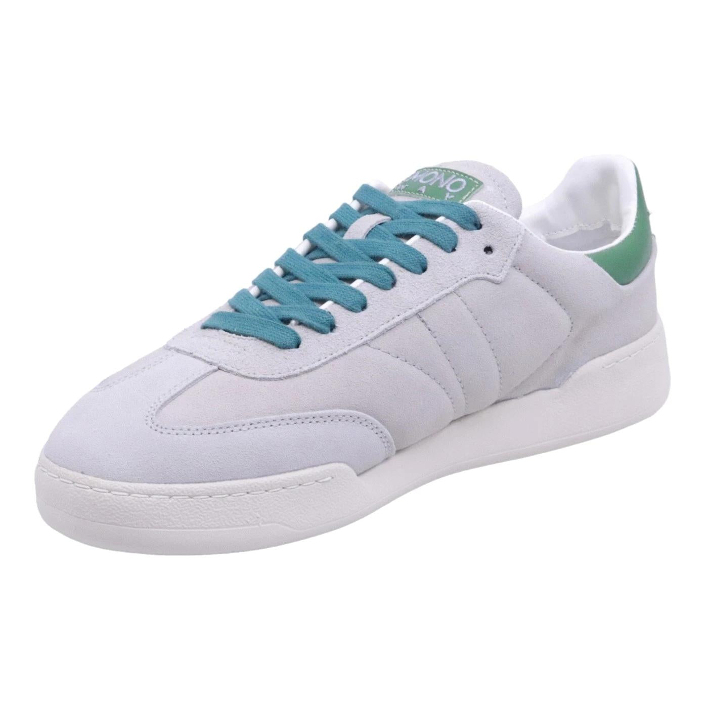 Sneaker uomo Mono Way Jiha in pelle scamosciata grigia 