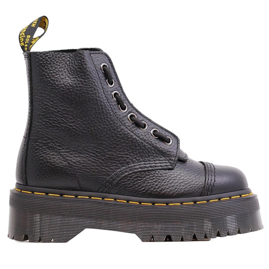Dr. Martens Sinclair 22564001 anfibio donna pelle nera Milled Nappa 