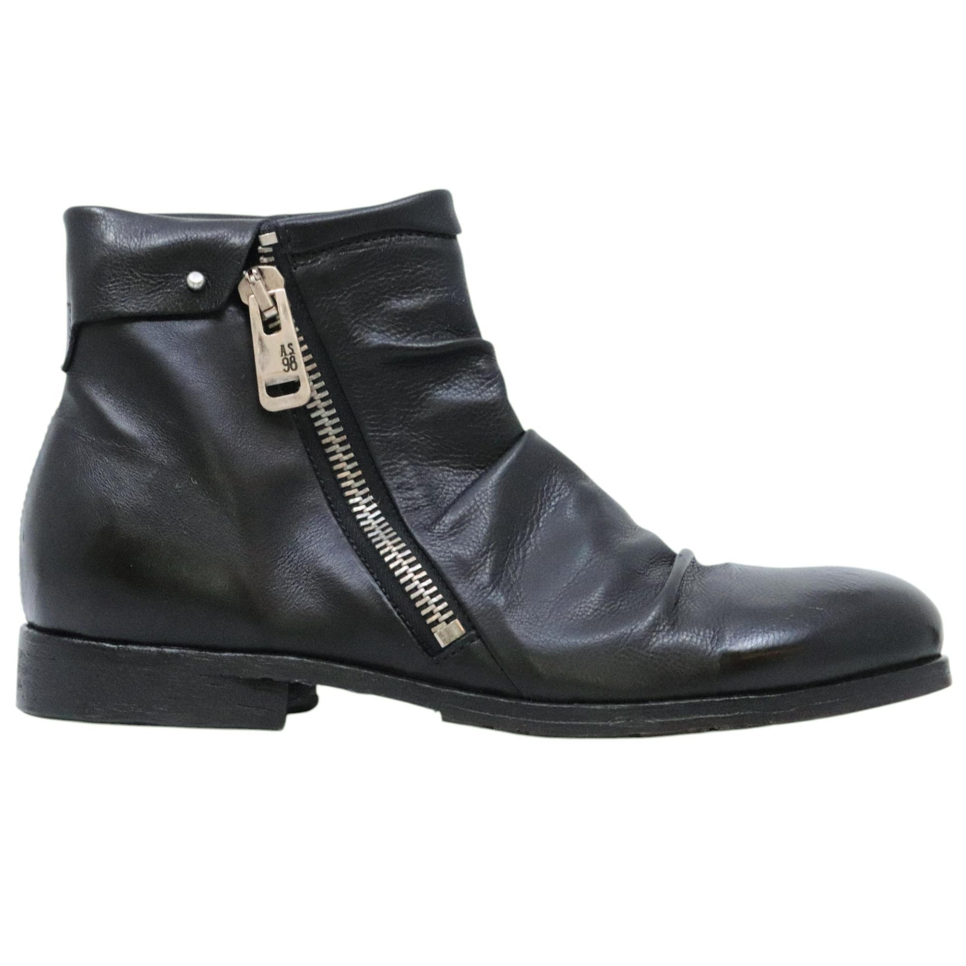 AS98 401216 Clash stivaletto donna in pelle nera 