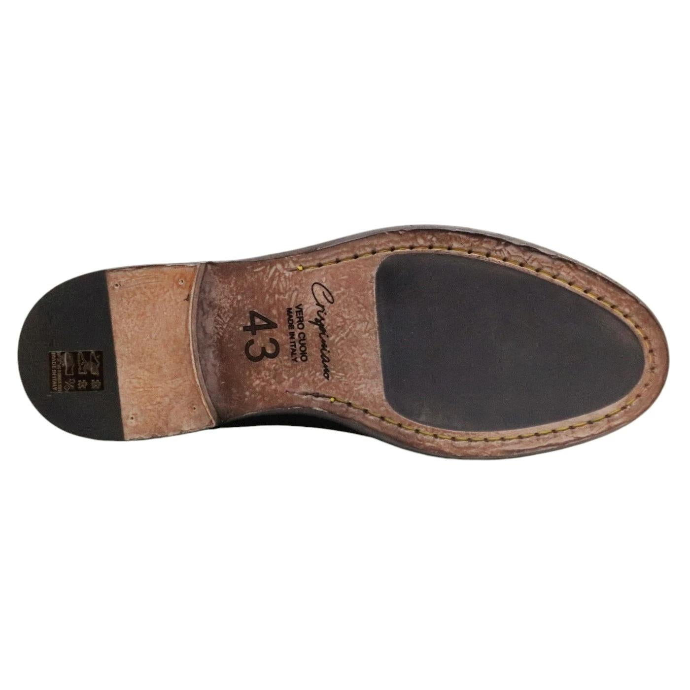 Chelsea Boot uomo Crispiniano 405 in pelle marrone 