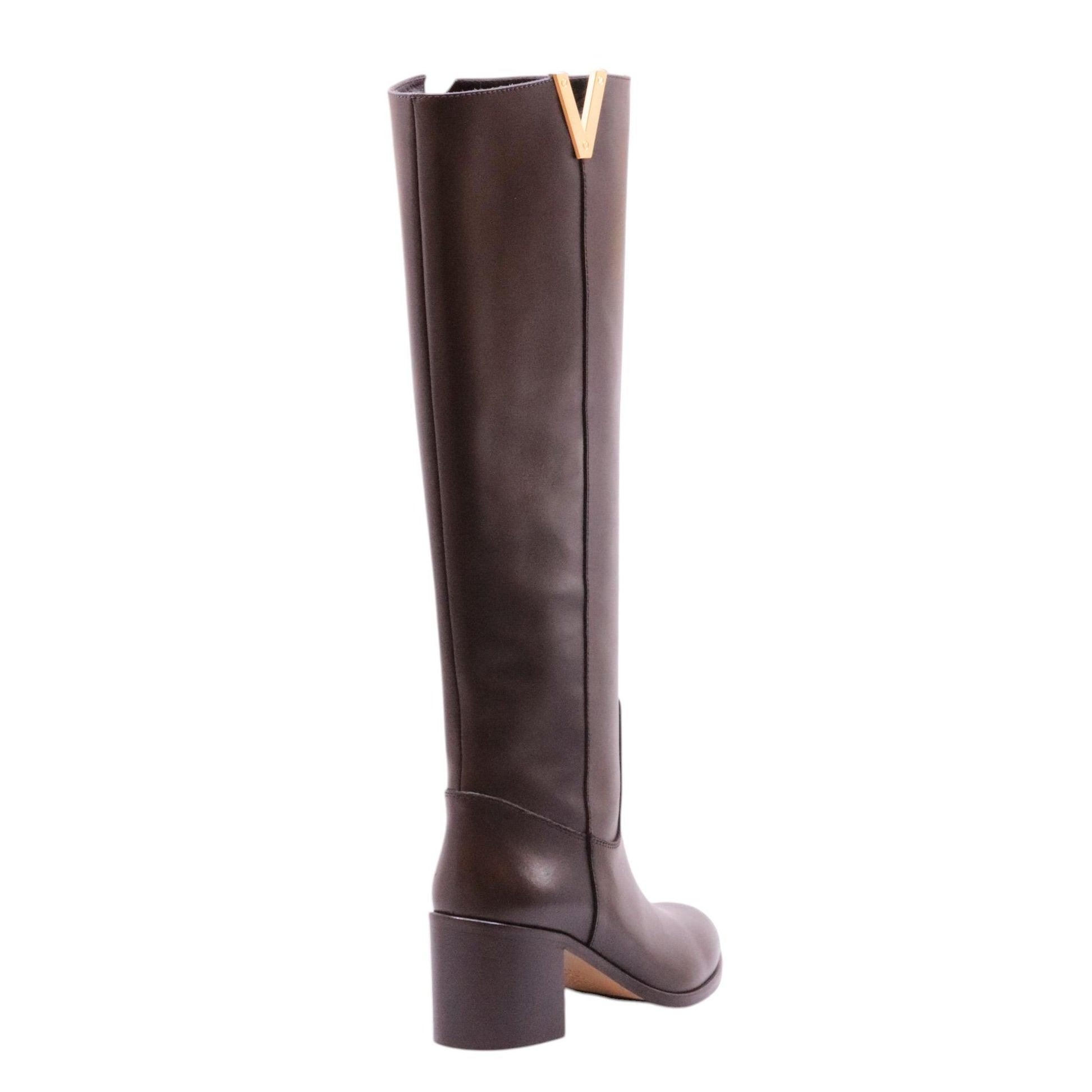 Stivale Via Roma 15 4041 in pelle marrone 