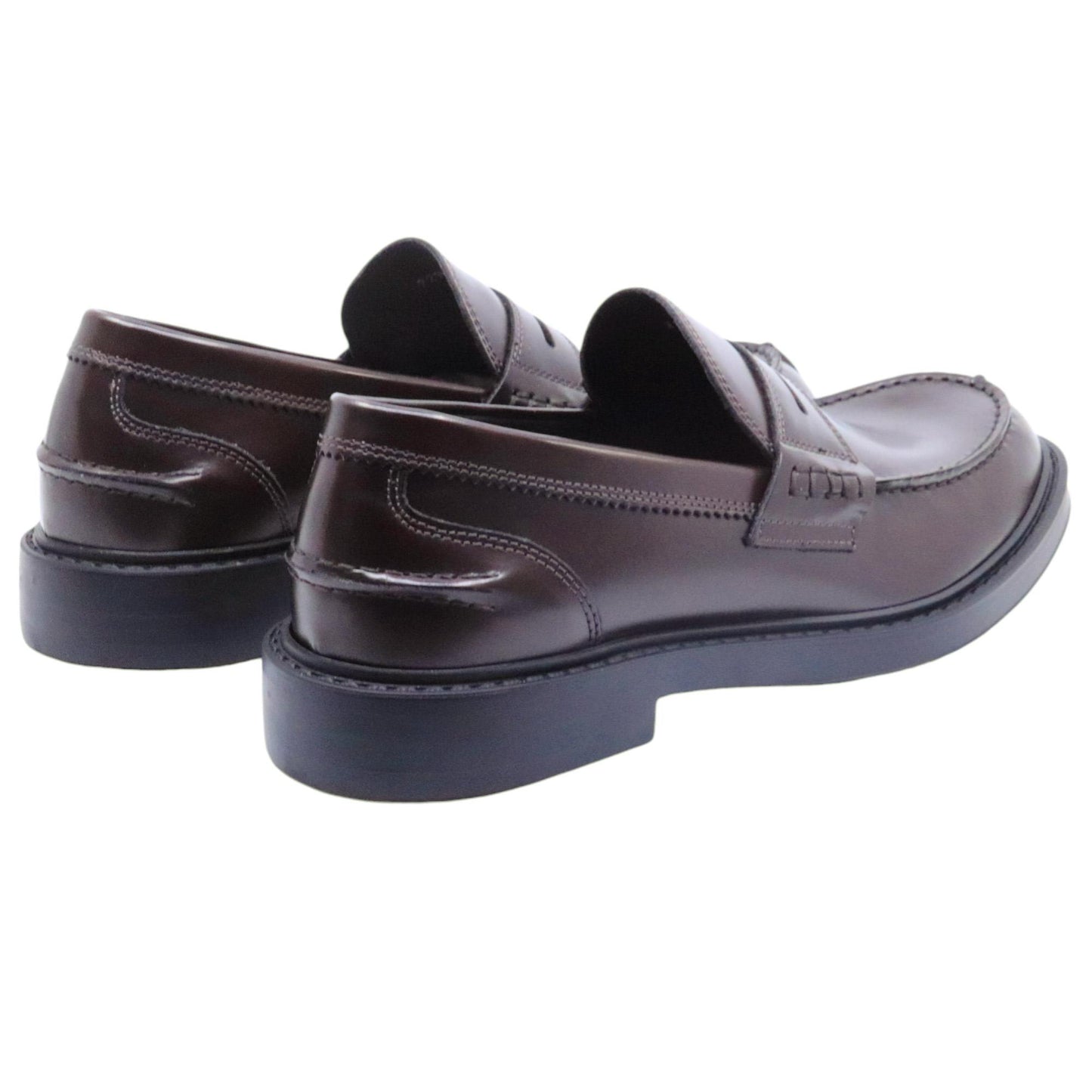 Mocassino uomo Antica Cuoieria 22937 in pelle bordeaux 