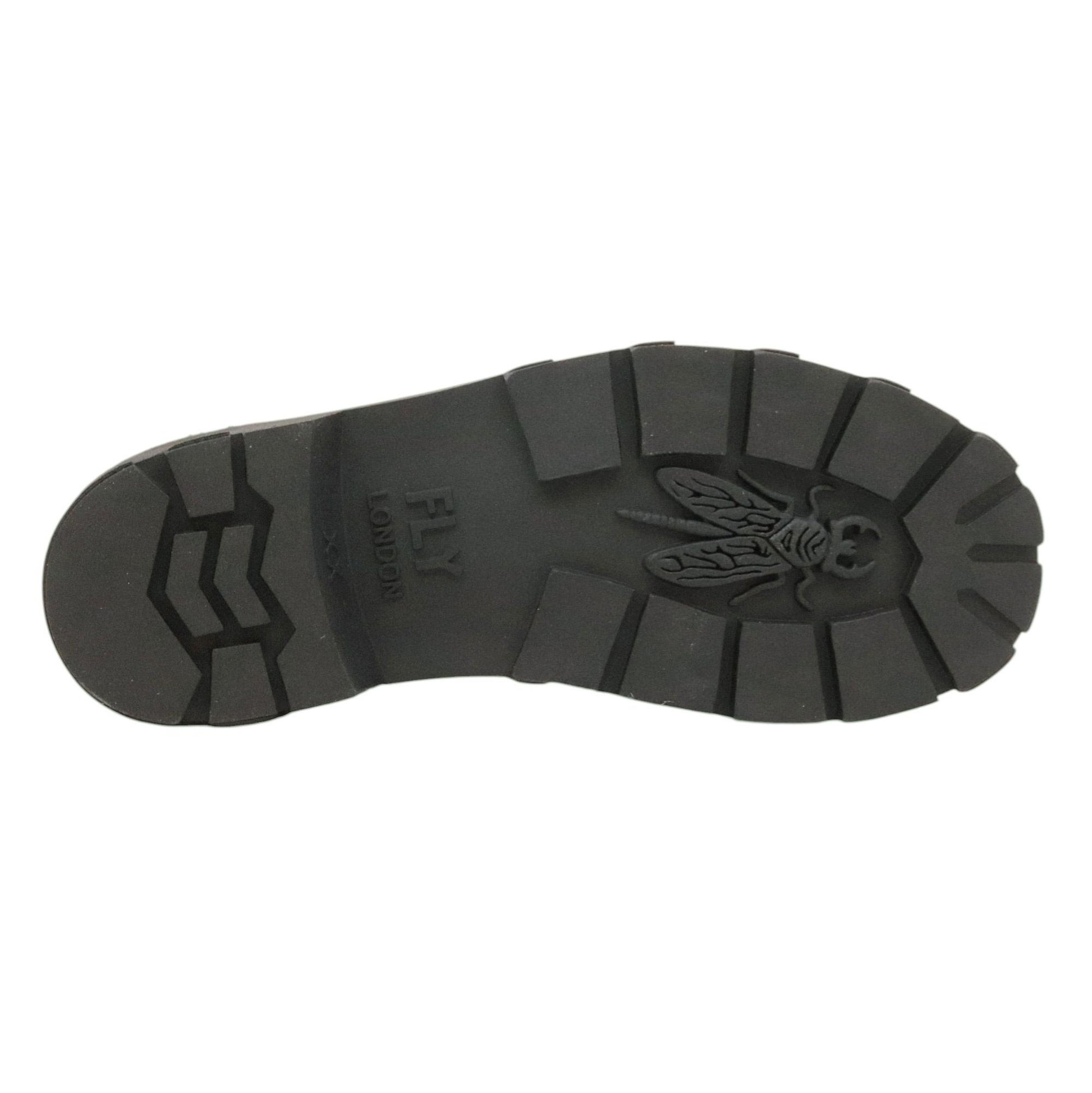 Fly London KELF167FLY stivaletto uomo pelle nera anticata 