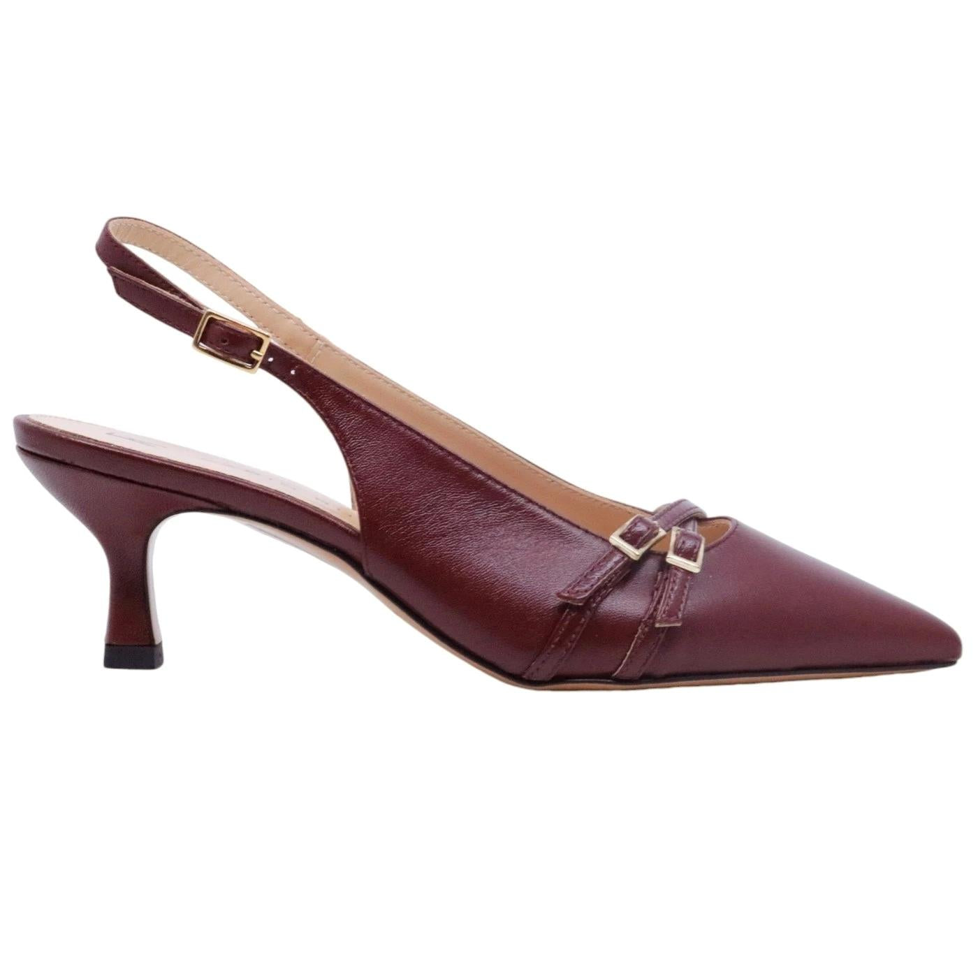 Slingback Fabio Rusconi 2565 donna in pelle 