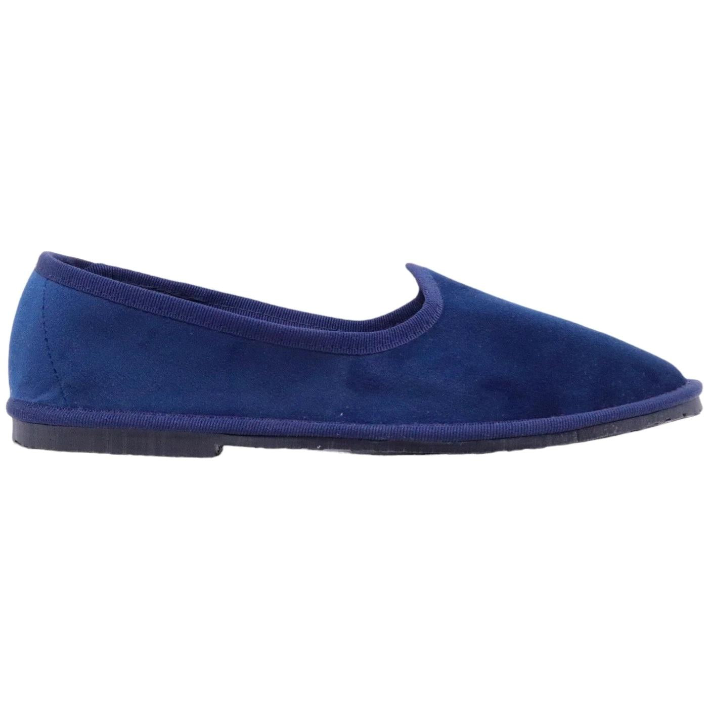 Scarpa Friulana donna Jaffè 125 in velluto blu 