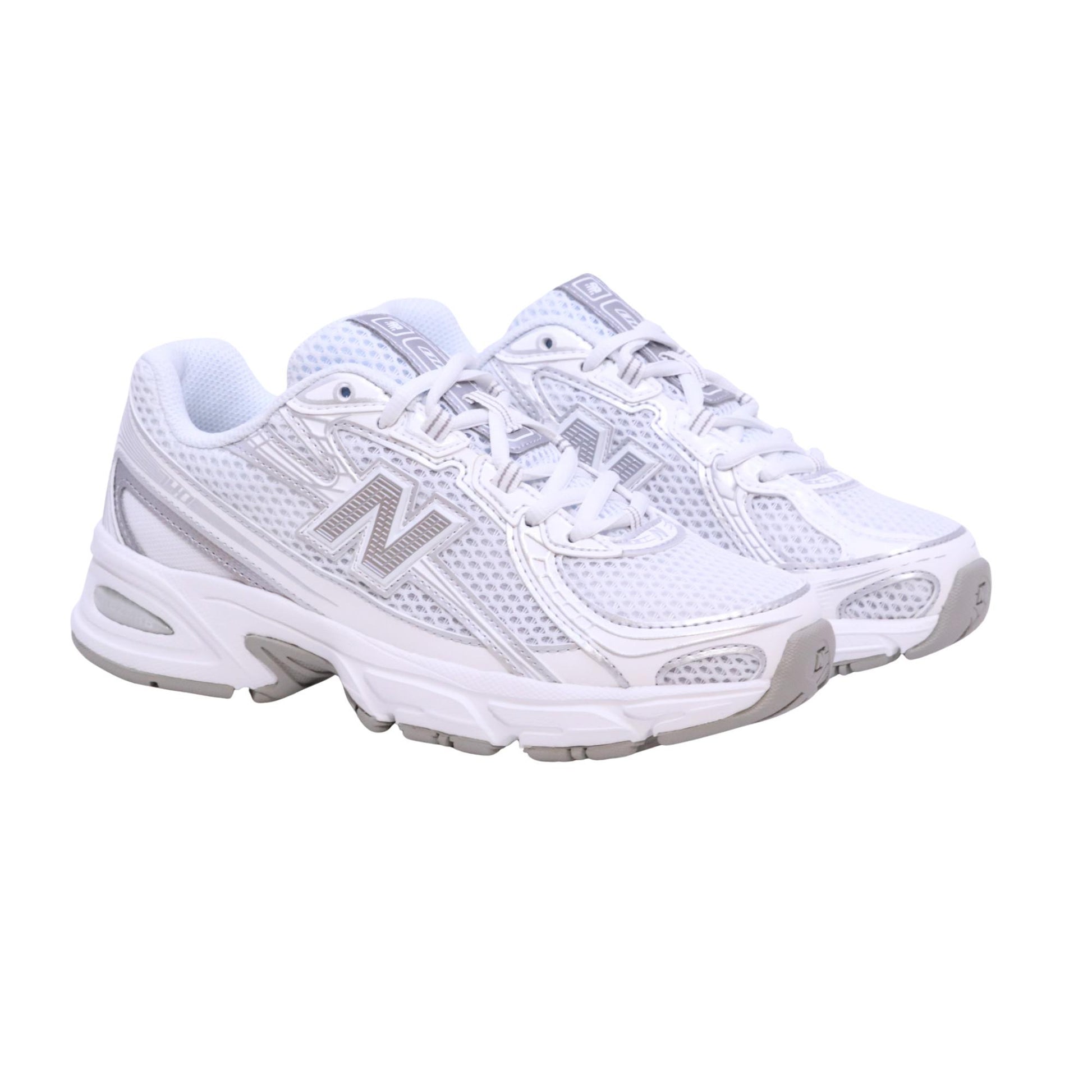 New Balance 740 White sneaker in tessuto bianco 