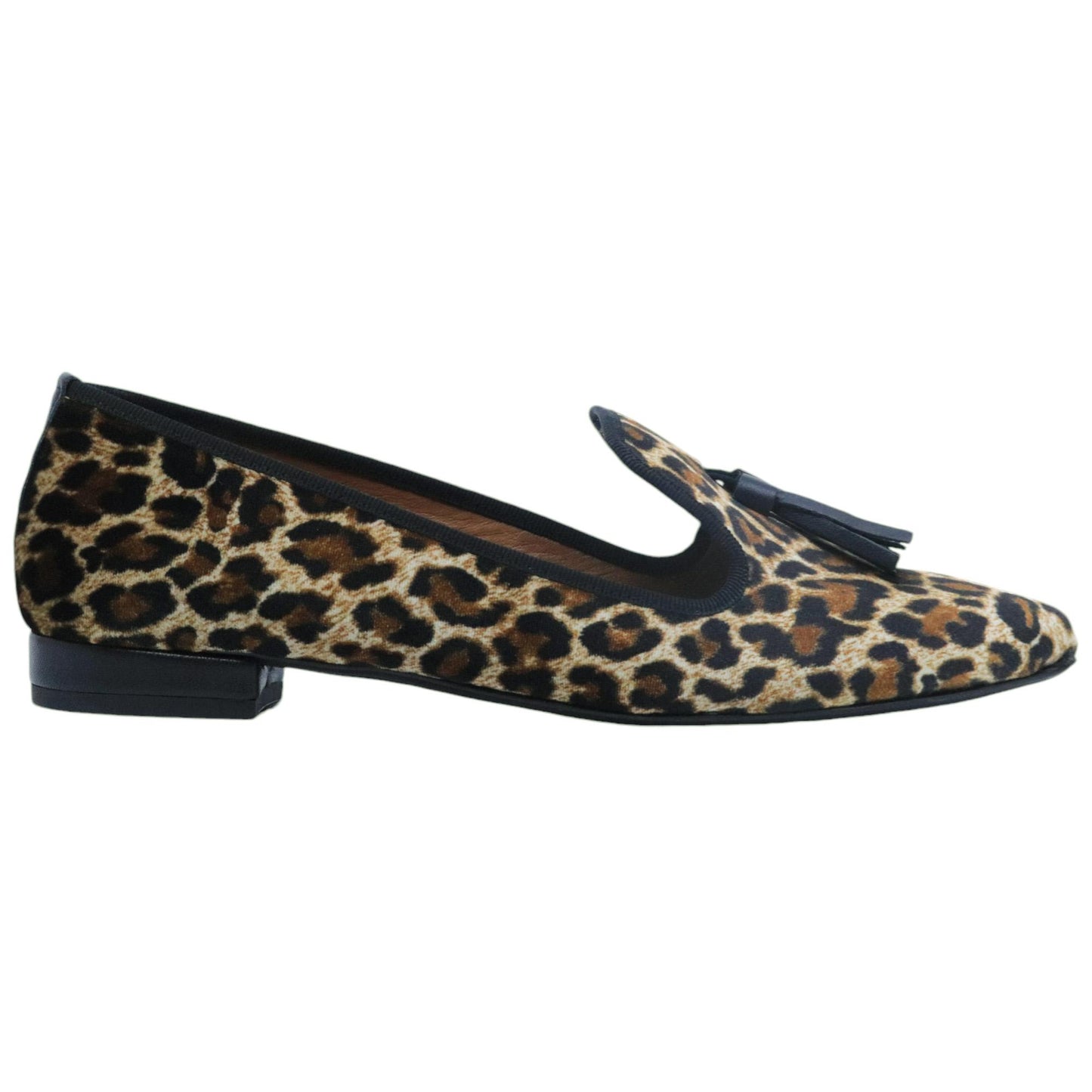 Ballerina da donna Jaffè modello 641 in velluto cavallino maculato 