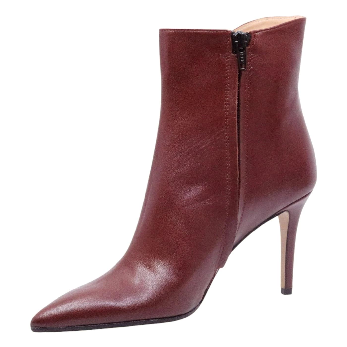 Tronchetto Fabio Rusconi Nick donna in pelle bordeaux 