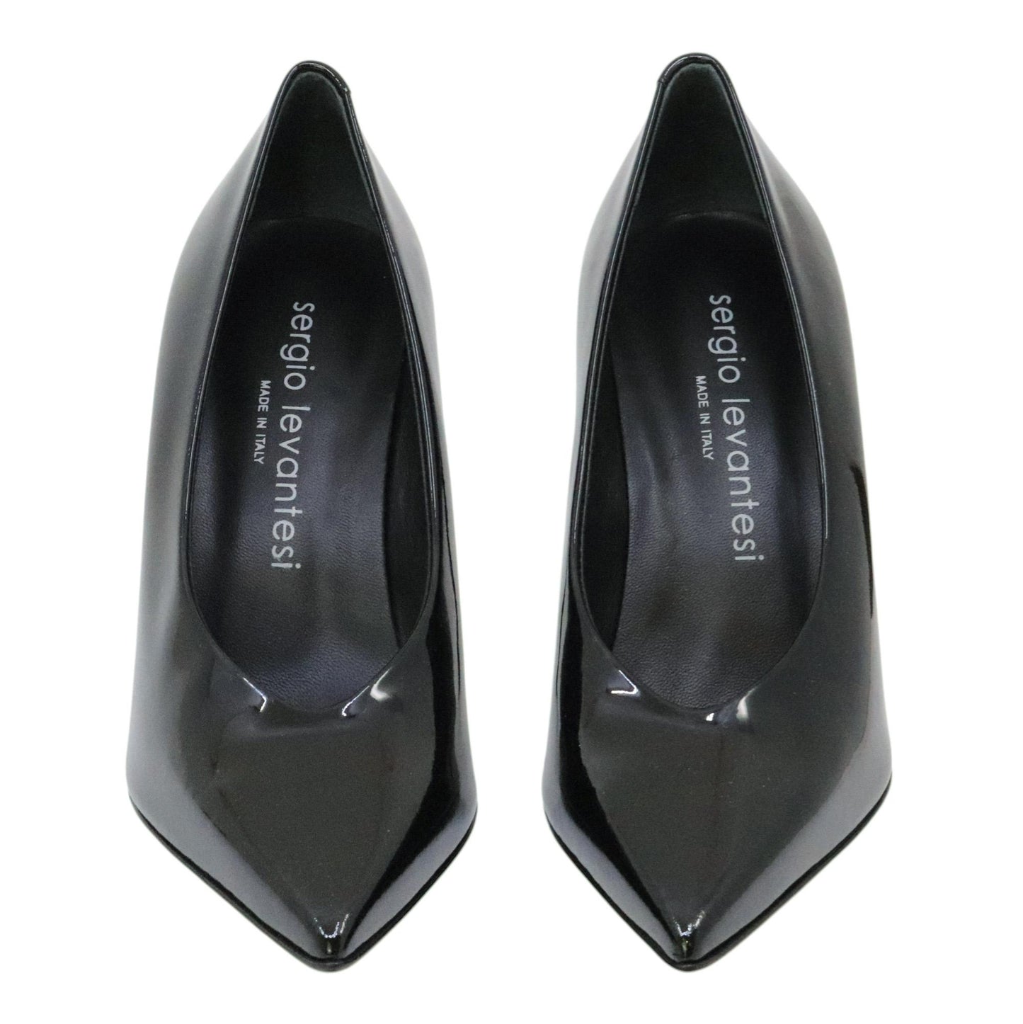 Sergio Levantesi Modern56 décolleté donna in pelle vernice nera 