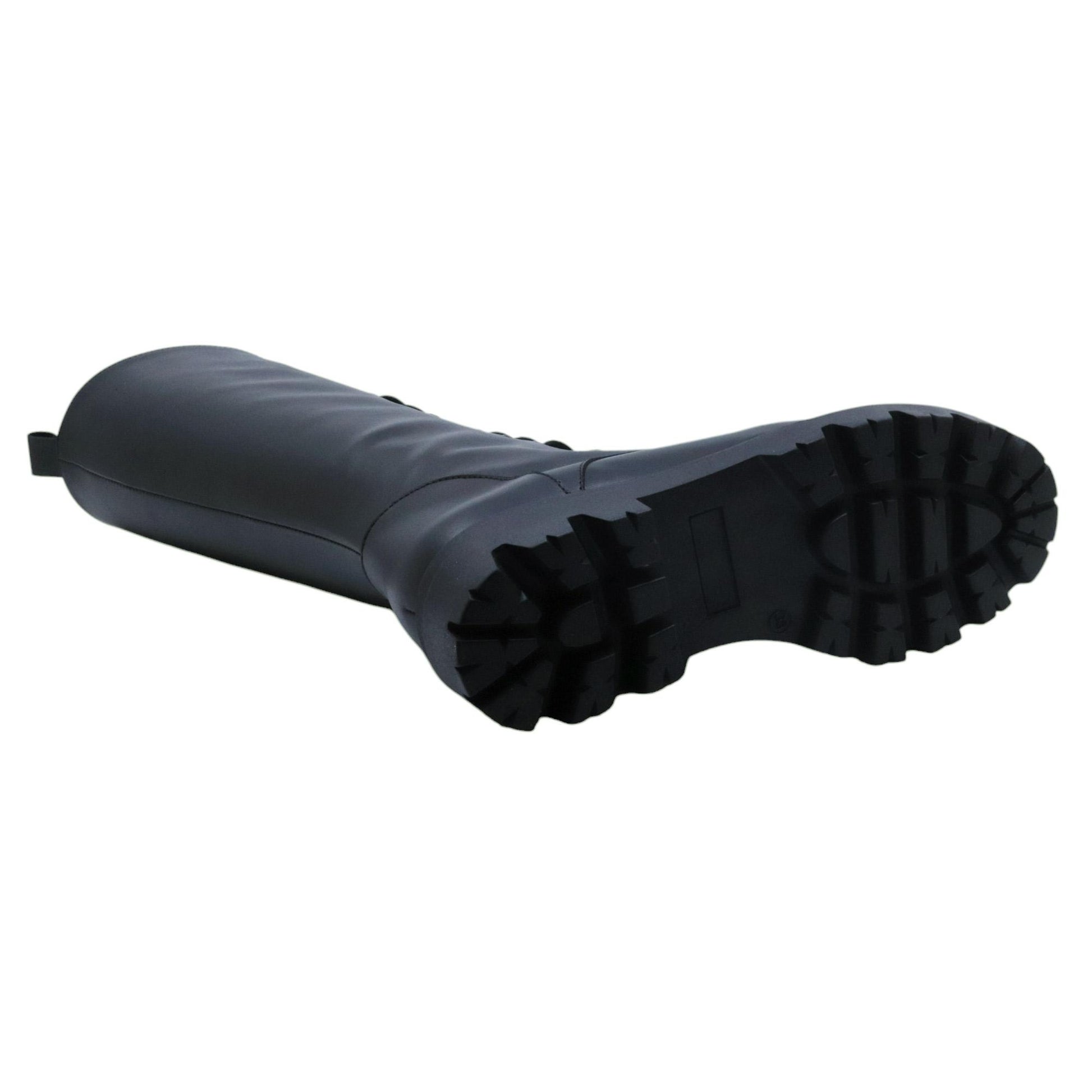 Stivale allacciato donna Ranyé BV34LX in pelle nera 
