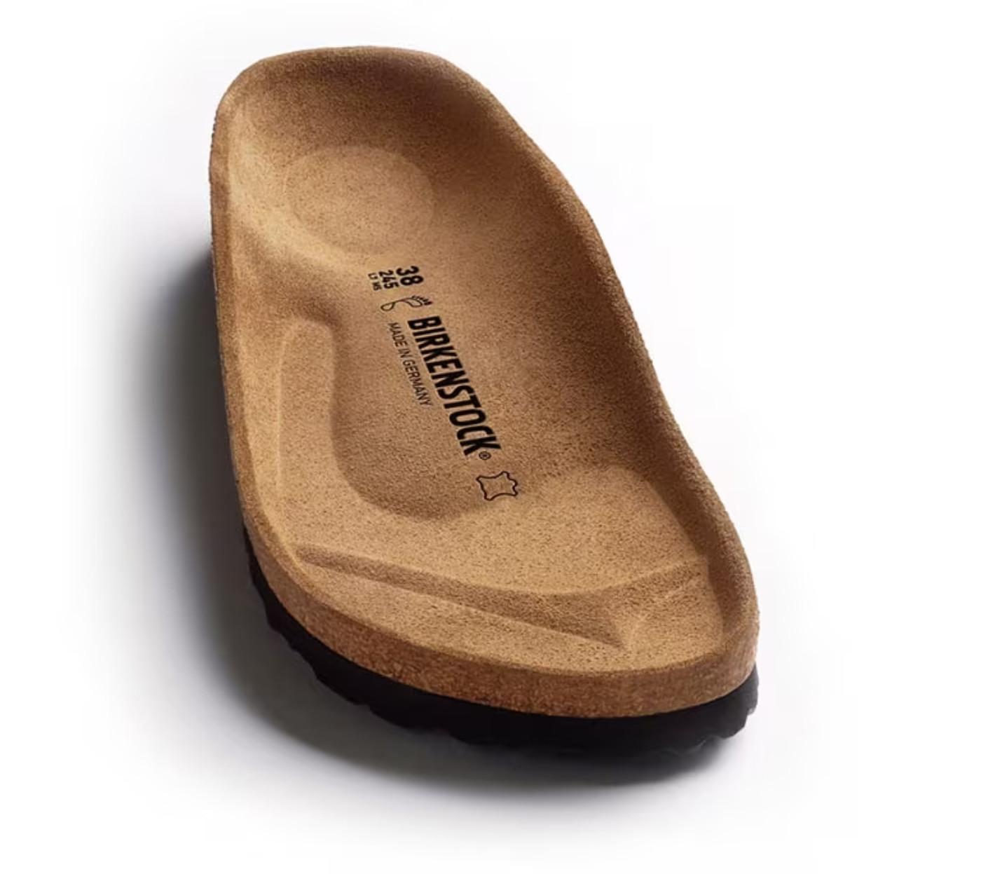 Birkenstock Boston pelle scamosciata Sandcastle sabot donna narrow fit 