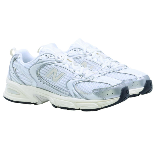 New Balance U530ESB sneaker donna in tessuto bianco 