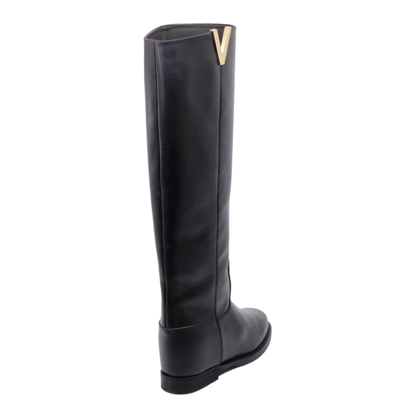 Via Roma 15 2568 Santa Monica stivale donna in pelle nera Made in Italy 