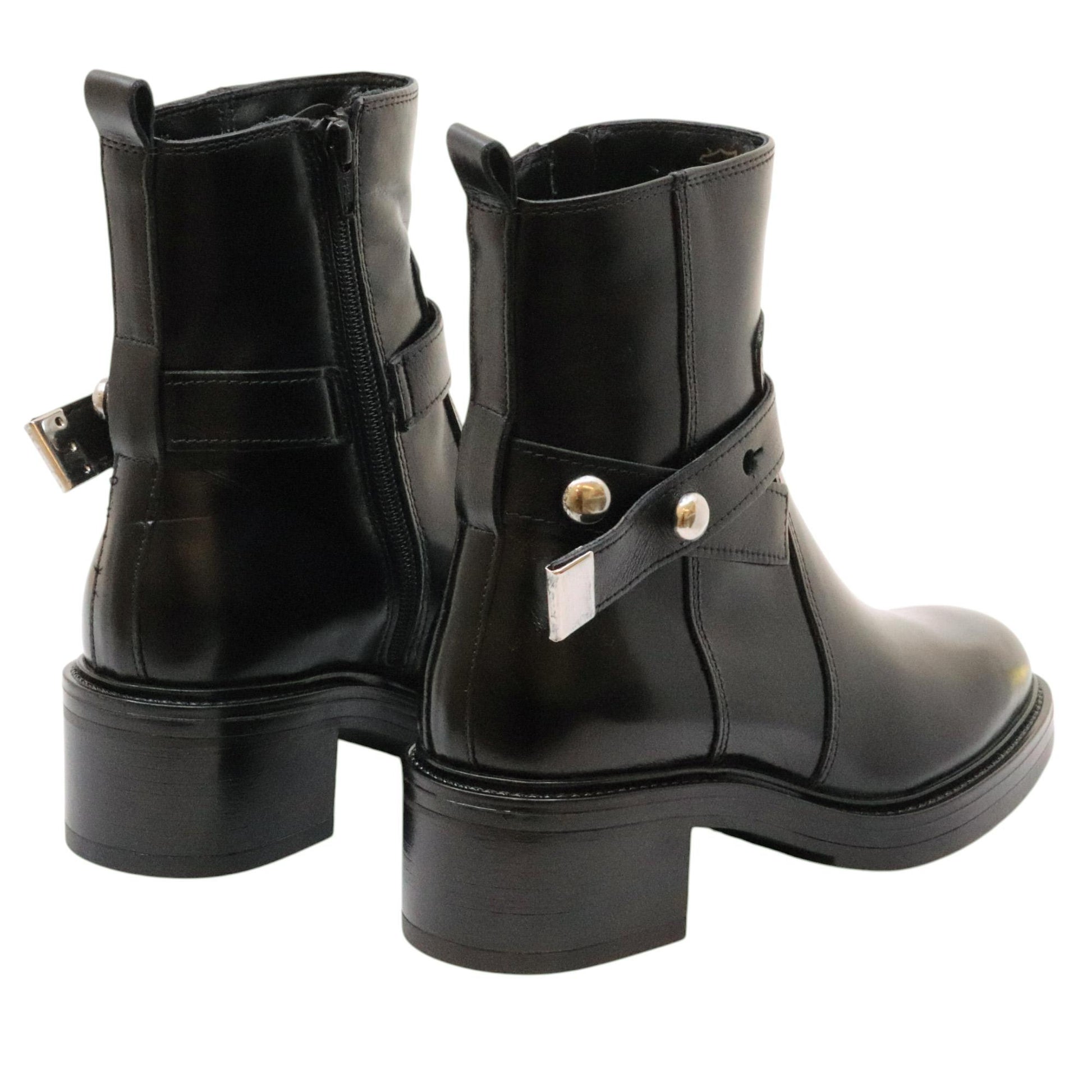 MJUS Charmi L99204 stivaletto donna in pelle nera 