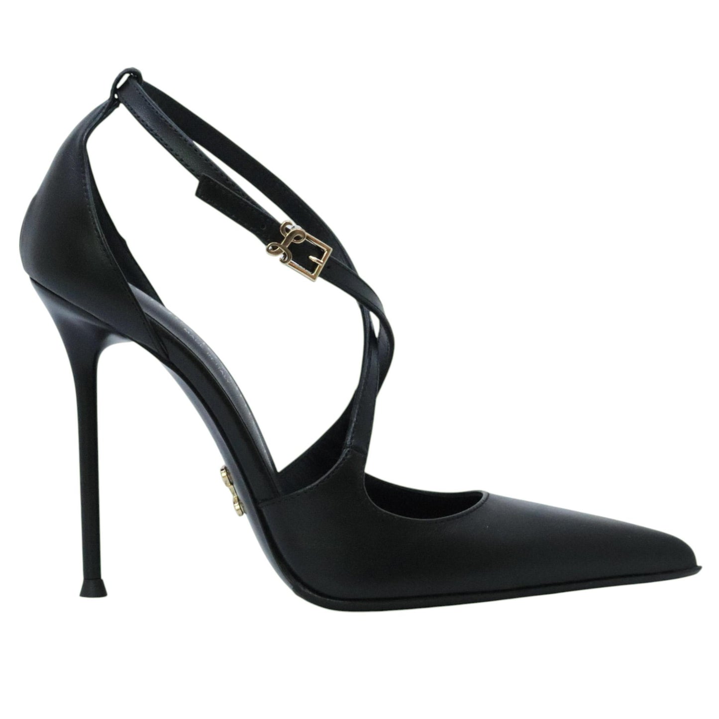 Sergio Levantesi Liza56 décolleté donna in pelle nera 