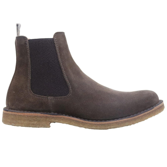 Astorflex Bitflex 480 chelsea boot uomo in camoscio marrone scuro. 