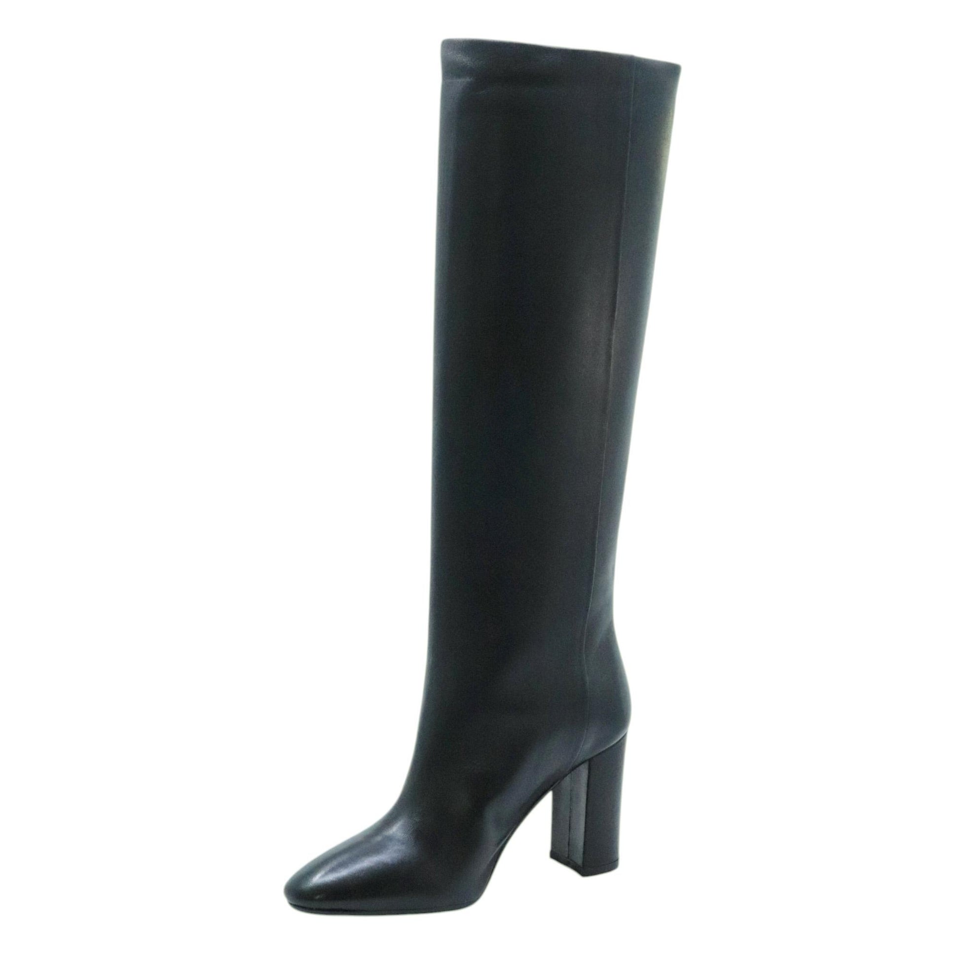 Bianca Di R3146 stivale donna in pelle nera<BR/> 